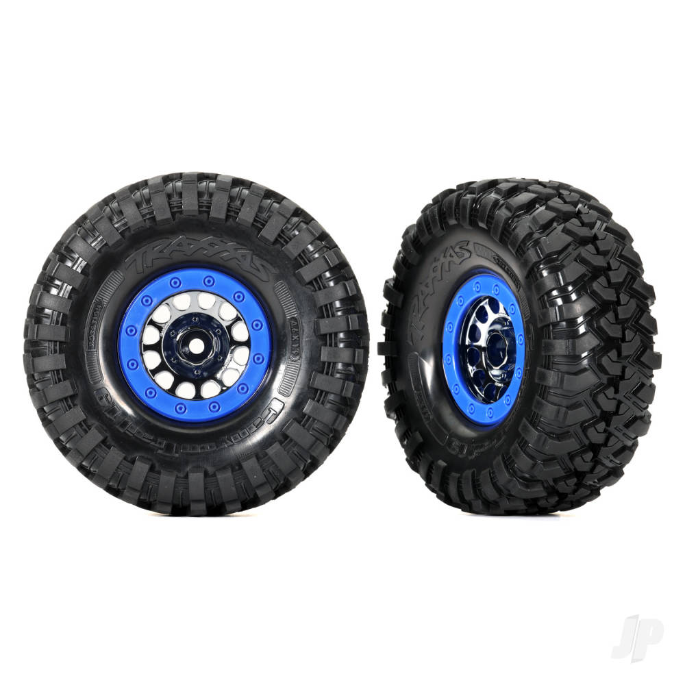 Traxxas Wheels & Tyres, assembled (Method Race Wheels 105 Beadlock 1.9