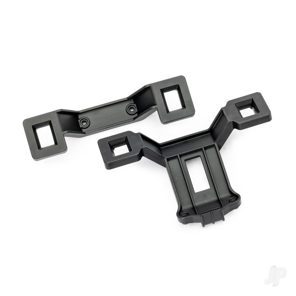 Traxxas Body mounts, front & rear (for clipless body mounting)