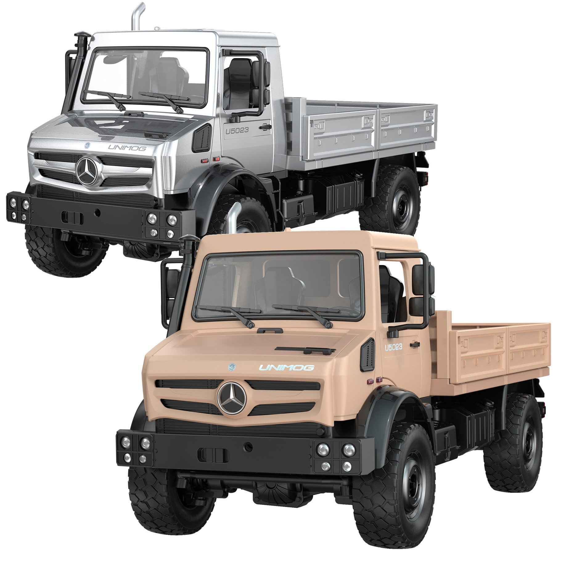 Double E Sand Brown 1:14 RC Mercedes-Benz Unimog Crawler Pro