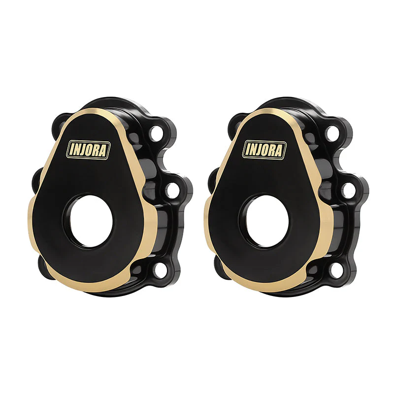 INJORA 31g/pcs Brass Outer Portal Housing Covers for 1/10 FMS FCX10 K5 LC80-3