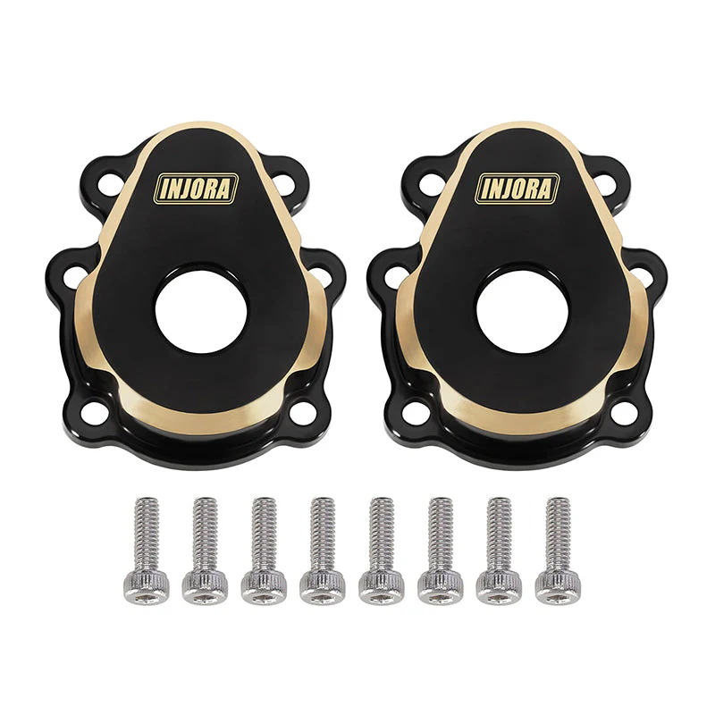 INJORA 31g/pcs Brass Outer Portal Housing Covers for 1/10 FMS FCX10 K5 LC80-5