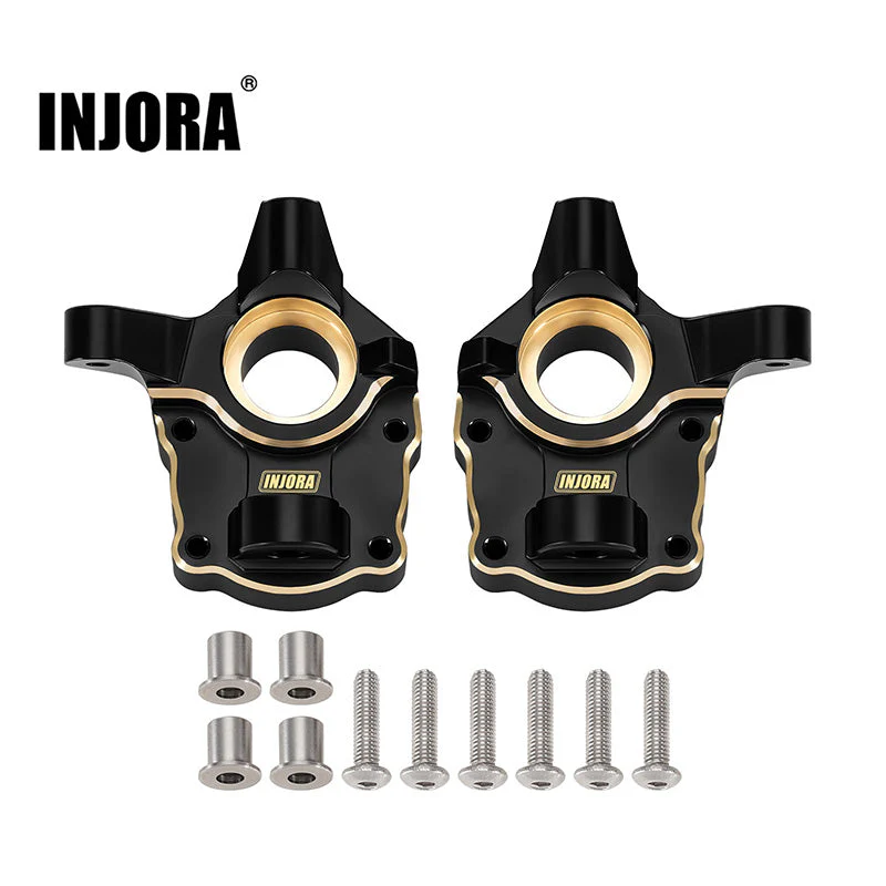 injora-58g-pcs-black-brass-steering-knuckles-for-1-10-fms-fcx10-k5-lc80-pro-v1