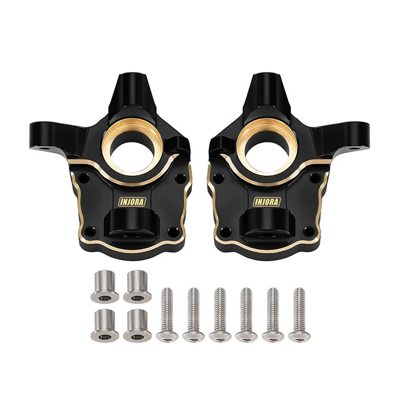 injora-58g-pcs-black-brass-steering-knuckles-for-1-10-fms-fcx10-k5-lc80-pro-v1