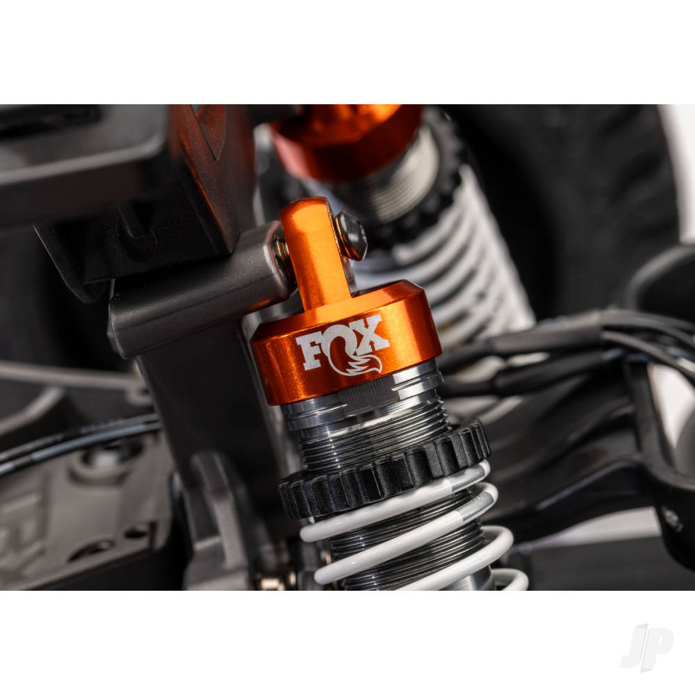 Traxxas Fox Orange Aluminium GTR Shock Caps (4)-2
