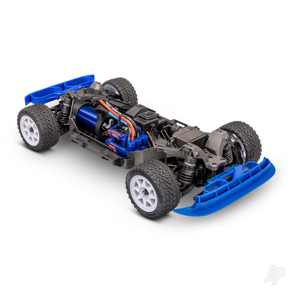 Traxxas Mini Rally VXL Ford RS200 4WD RTR, Grey (+ TQi 2-ch, VXL-3S, 2S LiPo, USB-C Charger, Clipless Body)-4