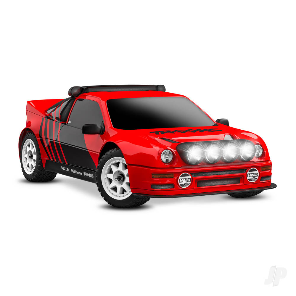 traxxas-mini-rally-vxl-ford-rs200-4wd-rtr-red-tqi-2-ch-vxl-3s-2s-lipo-usb-c-charger-clipless-body