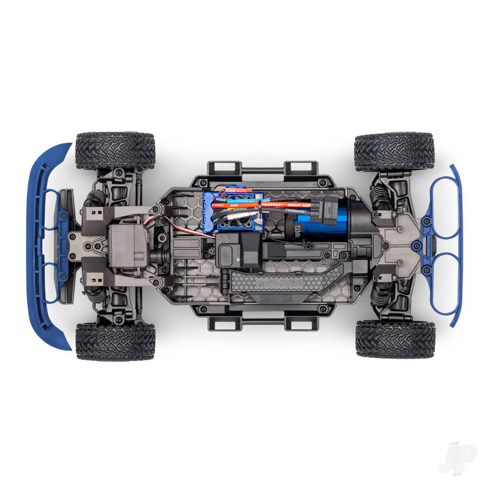 Traxxas Mini Rally VXL Ford RS200 4WD RTR, Blue (+ TQi 2-ch, VXL-3S, 2S LiPo, USB-C Charger, Clipless Body)-6