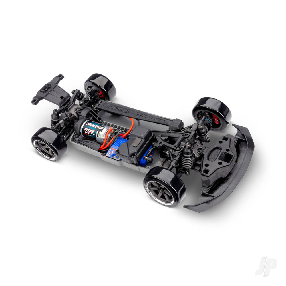 Traxxas 4-Tec Drift 2024 Ford Mustang 1:10 2WD RTR Electric, Green (+ TQi 3-ch, XL-5, Titan Drift 21T, Clipless Body)-52