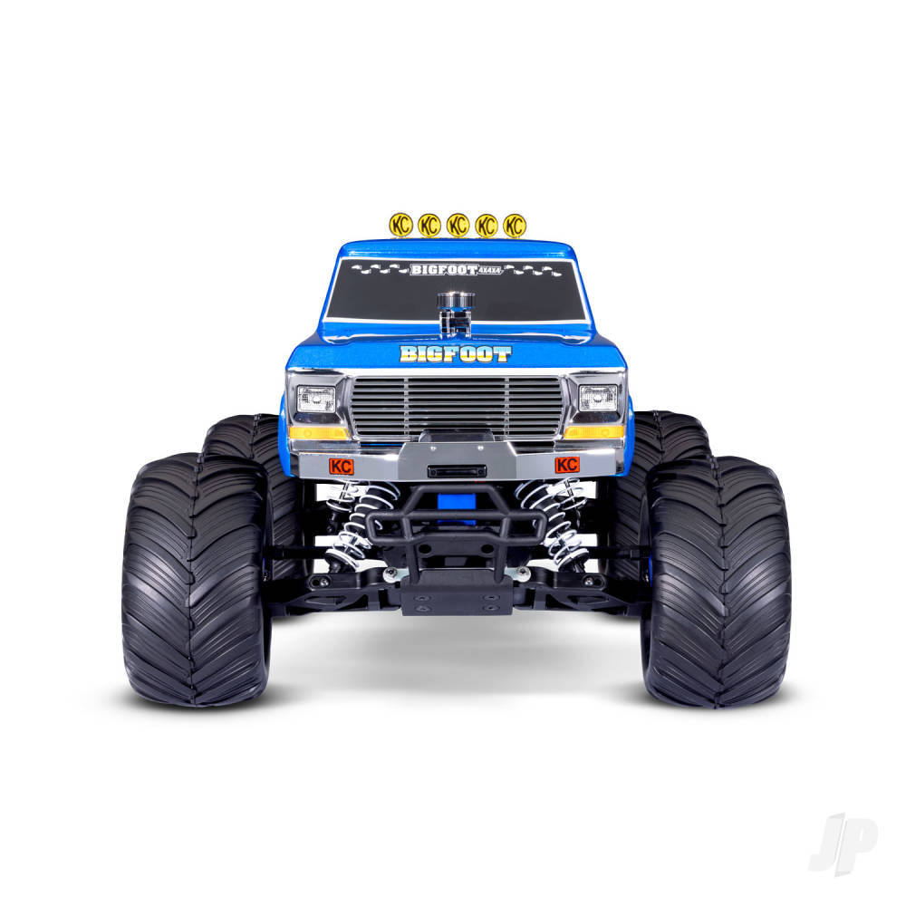 traxxas-bigfoot-hd-110-electric-2wd-rtr-monster-truck-blue-tq-2-ch-xl-5-titan-550-7-cell-nimh-4a-usb-c-charger