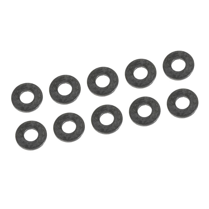 Corally Washer 3x7x0.5mm - Steel Black (10)