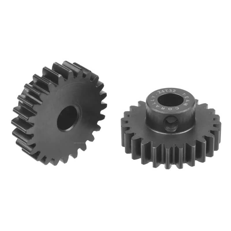 Corally 32 Dp Pinion Short Hardened Steel 24 Teeth 5mm
