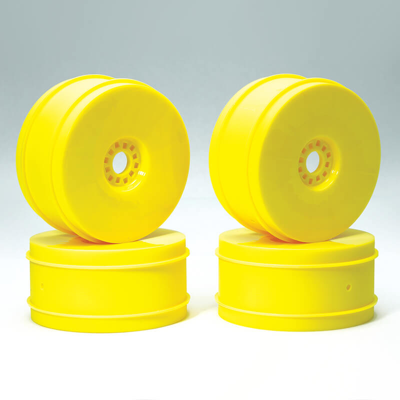 Centro 1/8 Dished Buggy Wheels Set Of 4 - Yellow