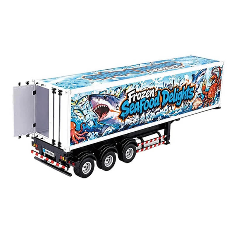 Huina Container Trailer For 1501 Scania Cabs