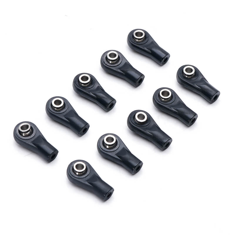 Fastrax Straight Nylon Rod Ends 20x10mm M3 Screw (10pcs)