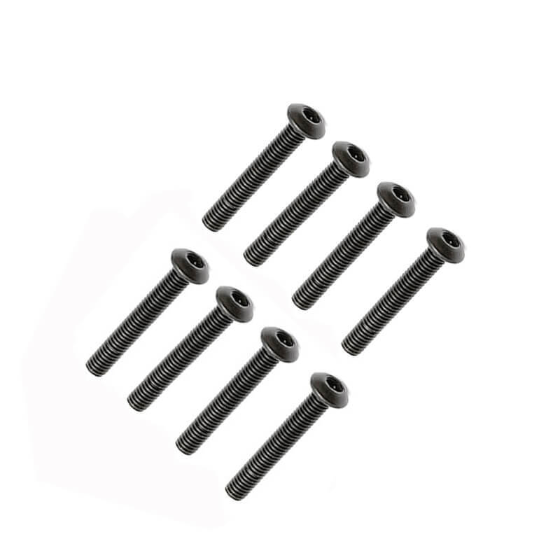 Ftx Button Head Hex Screw M3 X 25mm (8pc)