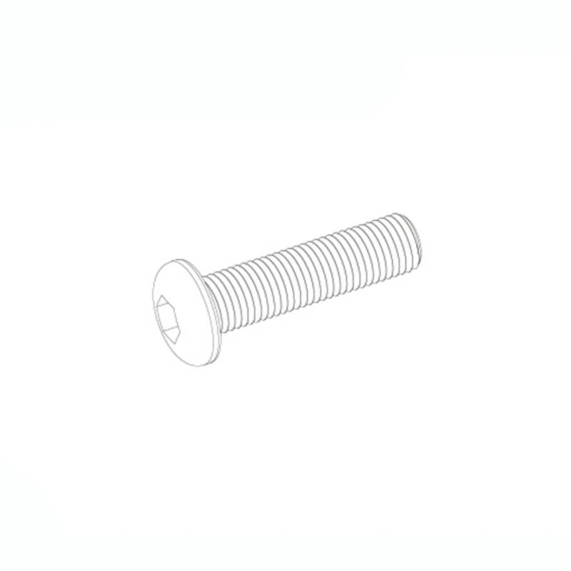 Udi Rc 2.5*15tm, Hexagon Socket Button Head Machine Screw