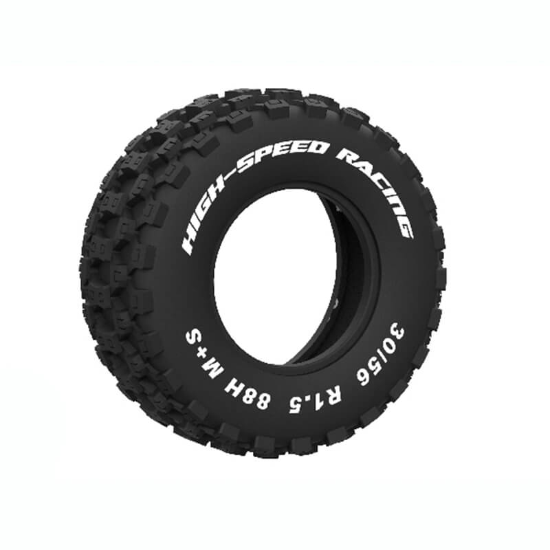 Udi Rc Rubber Tyre & Insert (pr)