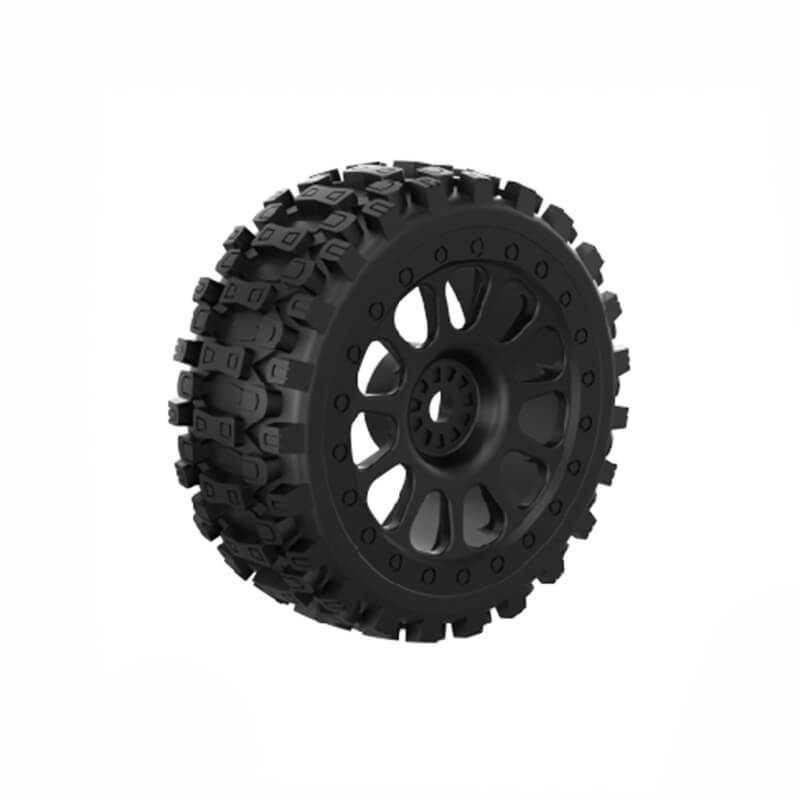 Udi Rc Mounted Tyres {2pcs}