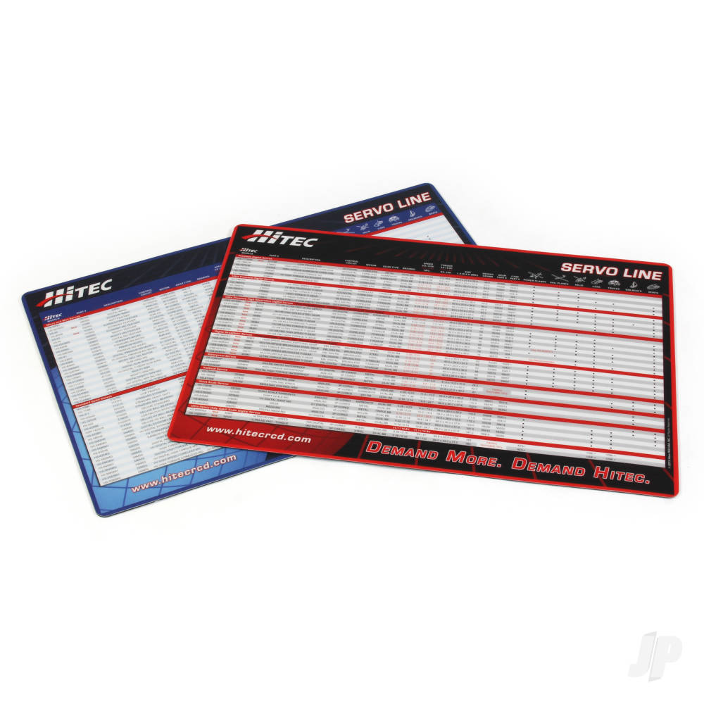 Servo Mat Application Chart
