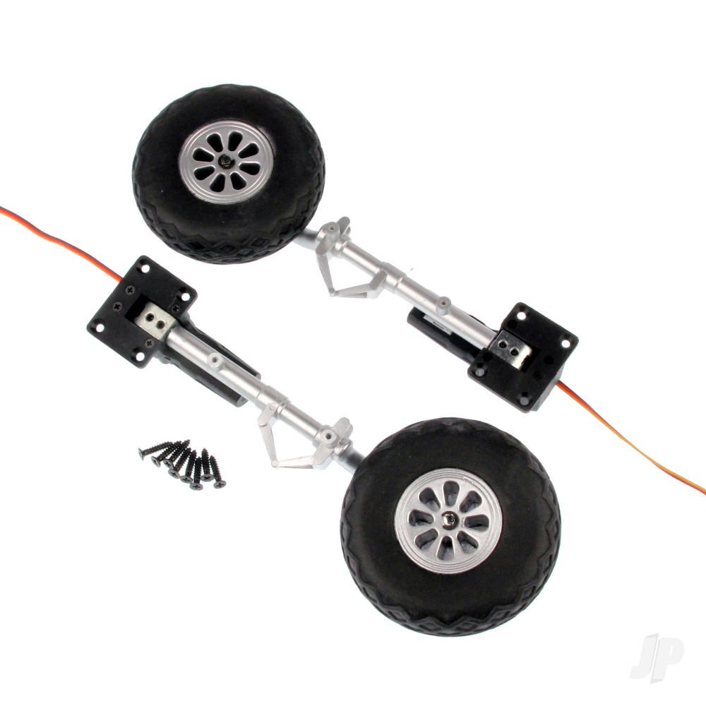 Main Landing Gear Set (Legs + Wheels + Retracts) (for P-51)