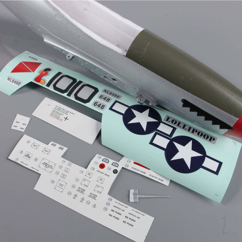 Arrows Hobby Fuselage (Painted) (for P51 850mm)