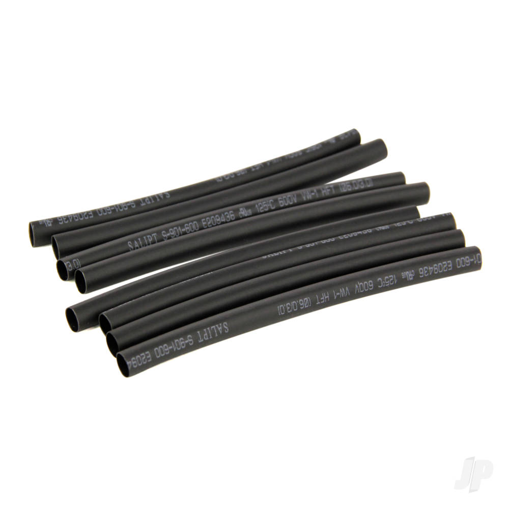 Heat Shrink Tubing, 6.3mm x 100mm, 1/4x4in (8 pcs)