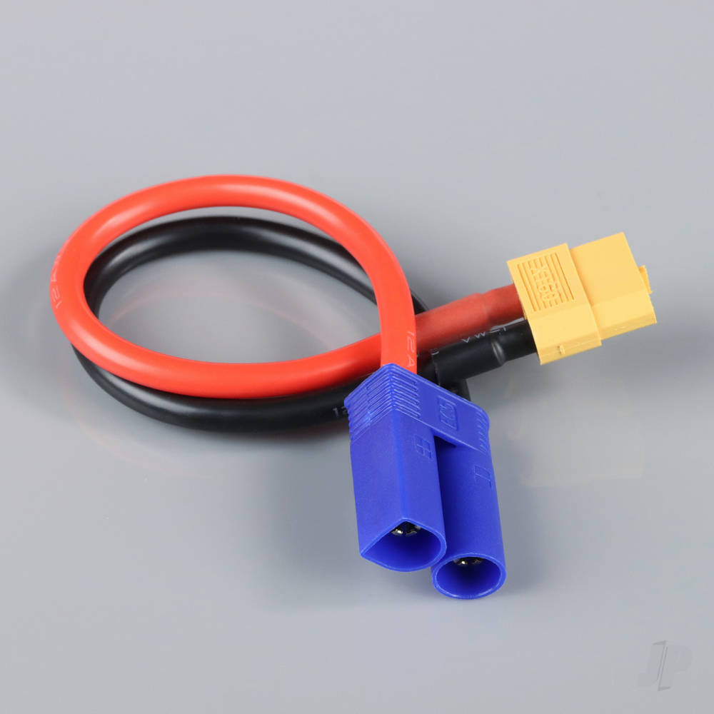 Radient Charge Lead, XT60 to EC5 Male, 12AWG, 150mm