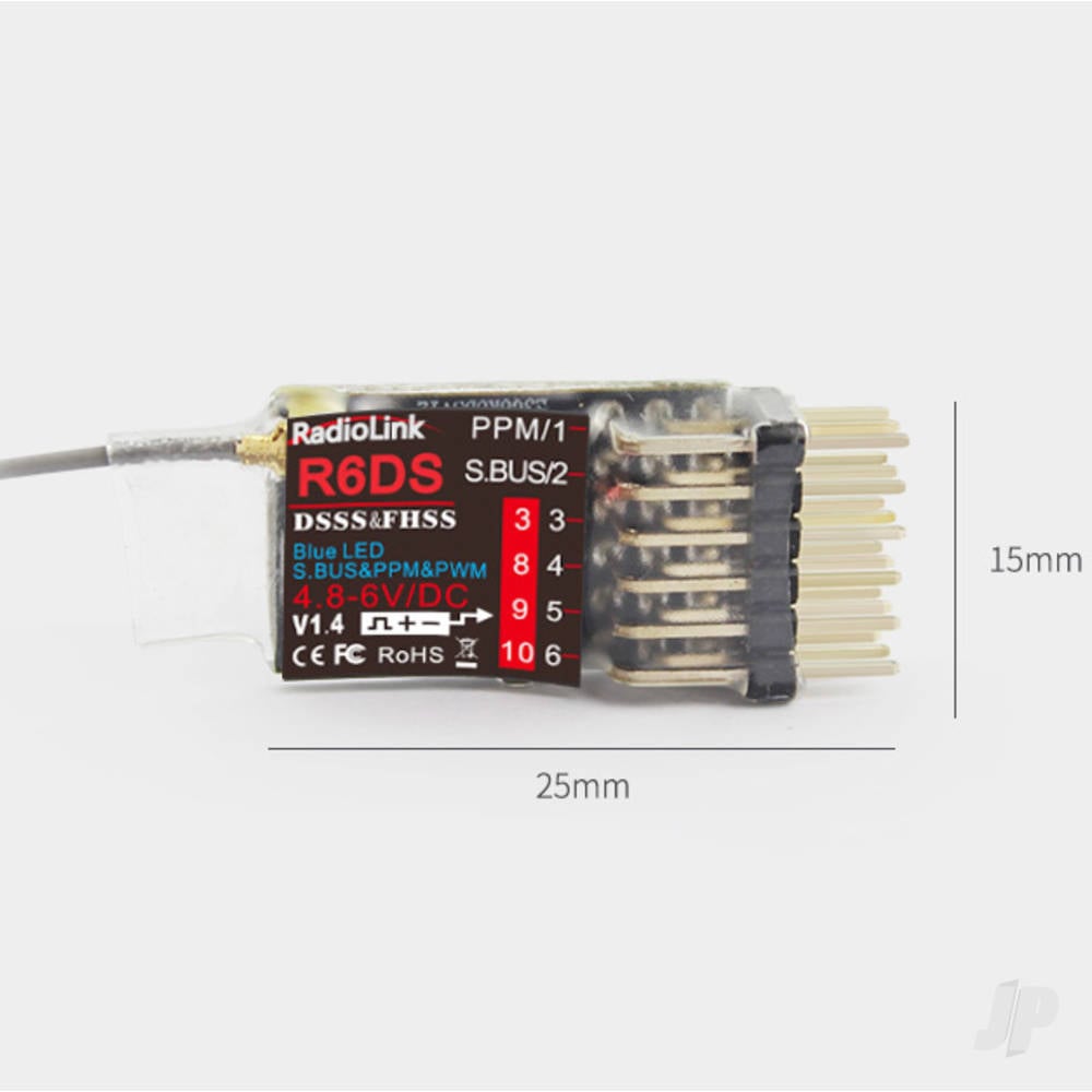 R6DS 2.4GHz 10-Channel Receiver-2