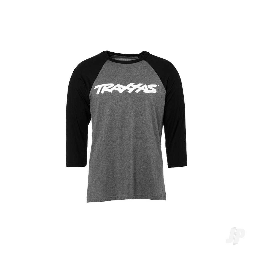 Traxxas Traxx Raglan Shirt Grey / Black Large-2