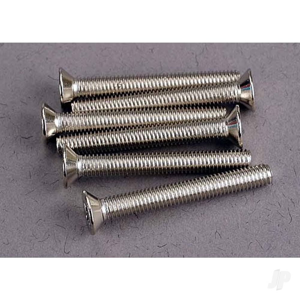 Traxxas Screws, 3x24mm countersunk machine (6 pcs)
