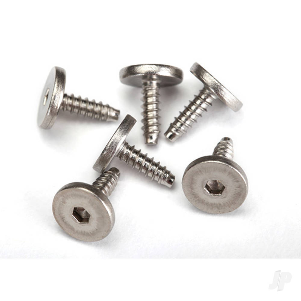 traxxas-screws-26x8mm-flat-head-machine-self-tapping-hex-drive-6-pcs