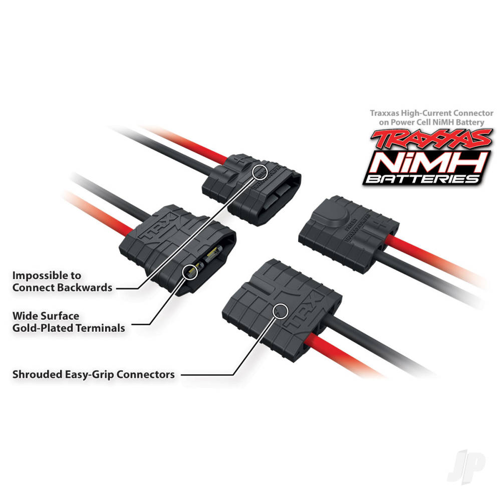 Traxxas Stampede HD 1:10 2WD RTR Monster Truck, BlueX (+ TQ 2-ch, XL-5, Titan 550, 7-Cell NiMH, 4A USB-C Charger)-28