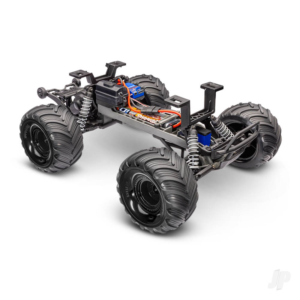 Traxxas Stampede HD 1:10 2WD RTR Monster Truck, Orange (+ TQ 2-ch, XL-5, Titan 550, 7-Cell NiMH, 4A USB-C Charger)-6
