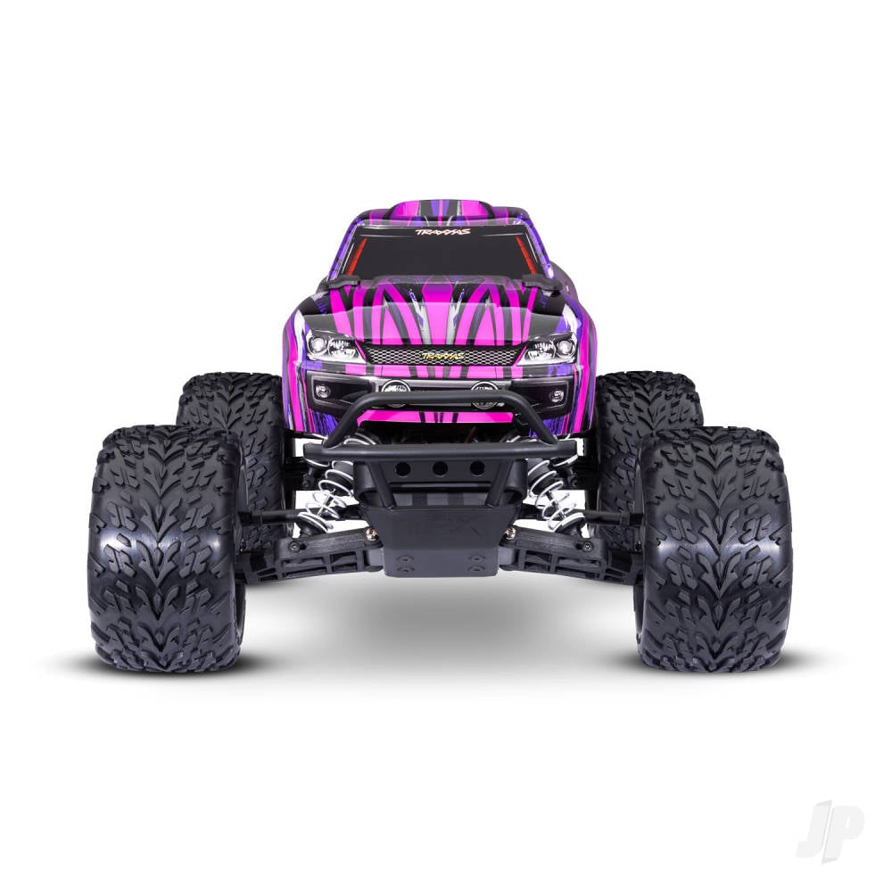 traxxas-stampede-hd-110-electric-2wd-rtr-monster-truck-pink-tq-2-ch-xl-5-titan-550-7-cell-nimh-4a-usb-c-charger