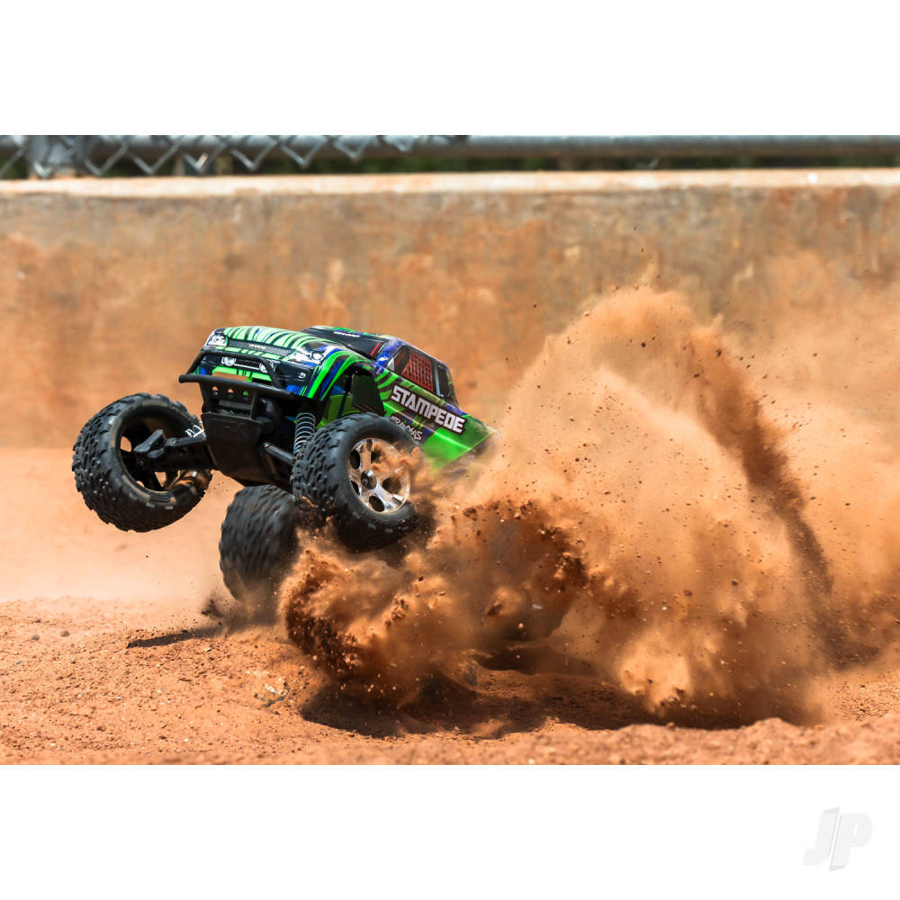 Traxxas Stampede HD 1:10 Electric 2WD RTR Monster Truck, Pink (+ TQ 2-ch, XL-5, Titan 550, 7-Cell NiMH, 4A USB-C Charger)-6