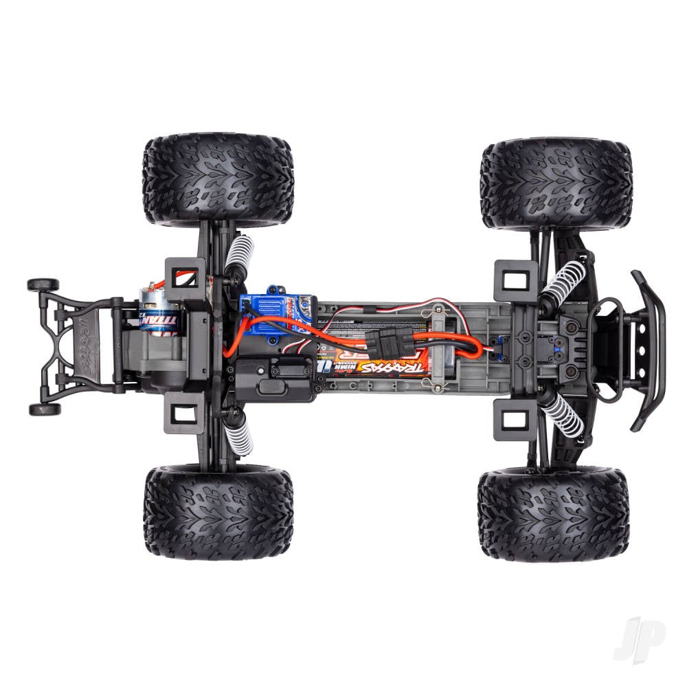 Traxxas Stampede HD 1:10 Electric 2WD RTR Monster Truck, Red (+ TQ 2-ch, XL-5, Titan 550, 7-Cell NiMH, 4A USB-C Charger)-8