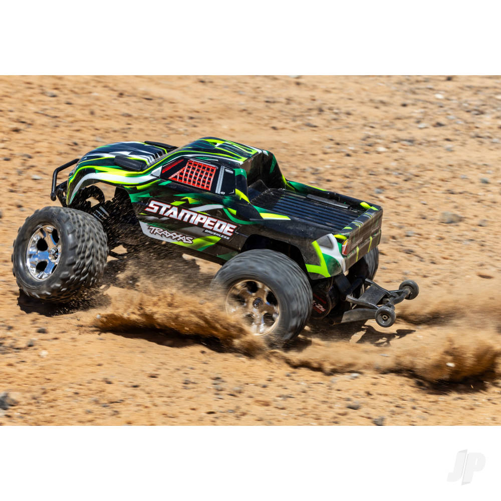 Traxxas Stampede HD BL-2S 1:10 2WD RTR Monster Truck, Pink (+ TQ 2-ch, BL-2S, 3300kV, Clipless Body)-5