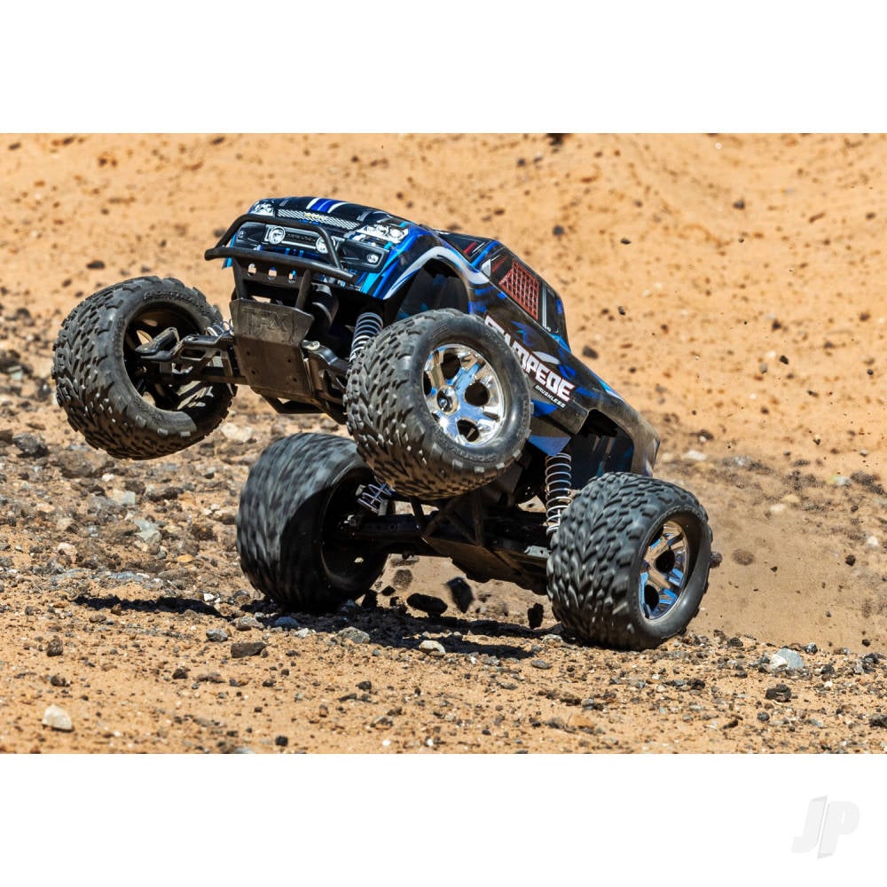 Traxxas Stampede HD BL-2S 1:10 2WD RTR Monster Truck, Red (+ TQ 2-ch, BL-2S, 3300kV, Clipless Body)-7