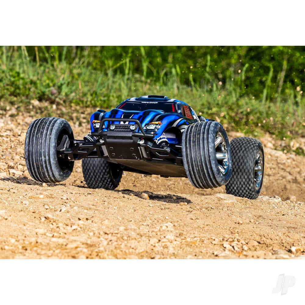 Traxxas Rustler HD BL-2S 1:10 2WD RTR Stadium Truck, Green (+ TQ 2-ch, BL-2S, 3300kV, Clipless Body)-7