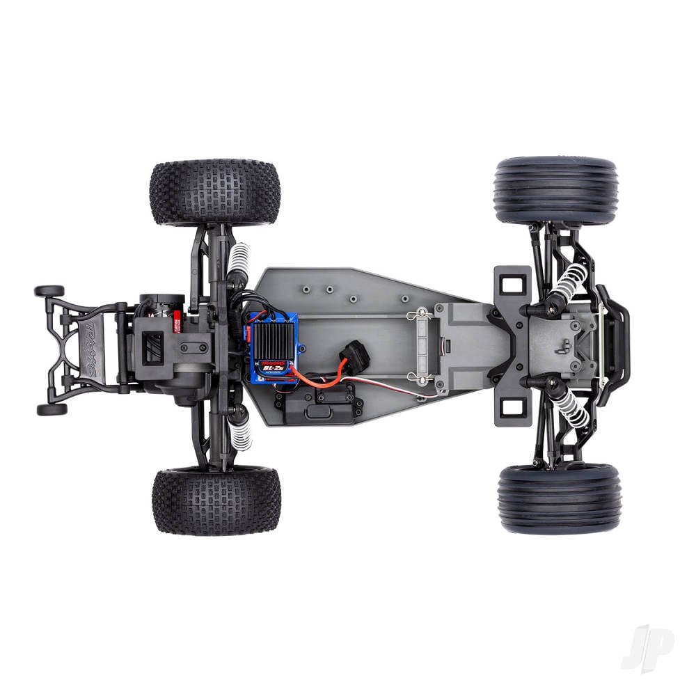 Traxxas Rustler HD BL-2S 1:10 2WD RTR Stadium Truck, Red (+ TQ 2-ch, BL-2S, 3300kV, Clipless Body)-9