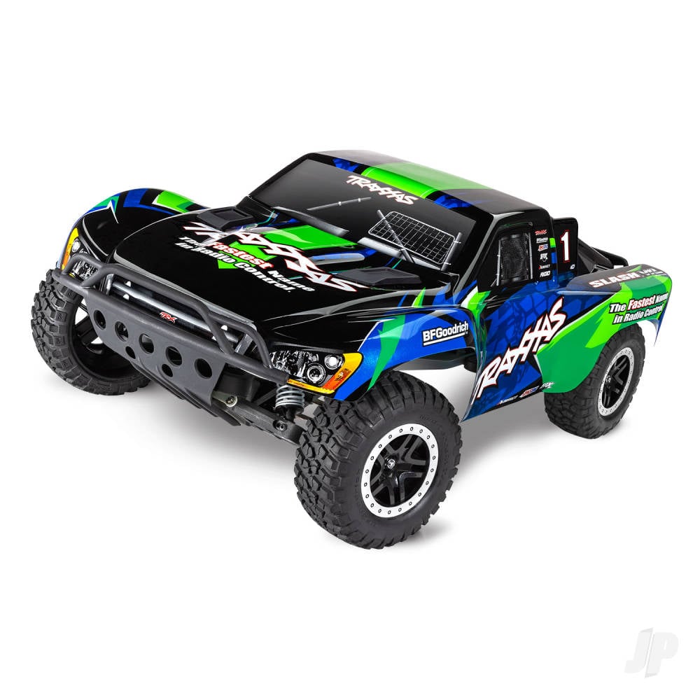traxxas-slash-vxl-110-2wd-rtr-brushless-electric-short-course-truck-green-tqi-2-ch-tsm-vxl-3s-velineon-3500-magnum-272r-clipless-body
