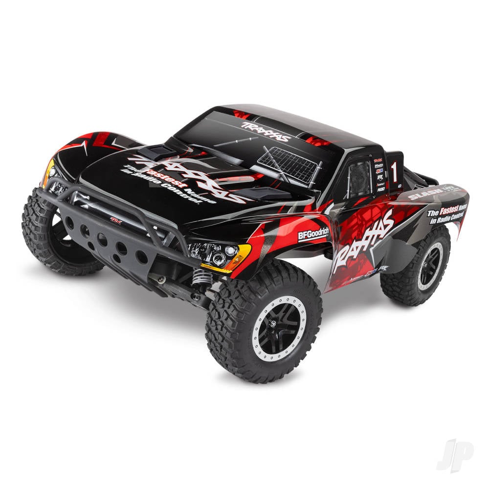 traxxas-slash-vxl-110-2wd-rtr-brushless-electric-short-course-truck-red-tqi-2-ch-tsm-vxl-3s-velineon-3500-magnum-272r-clipless-body