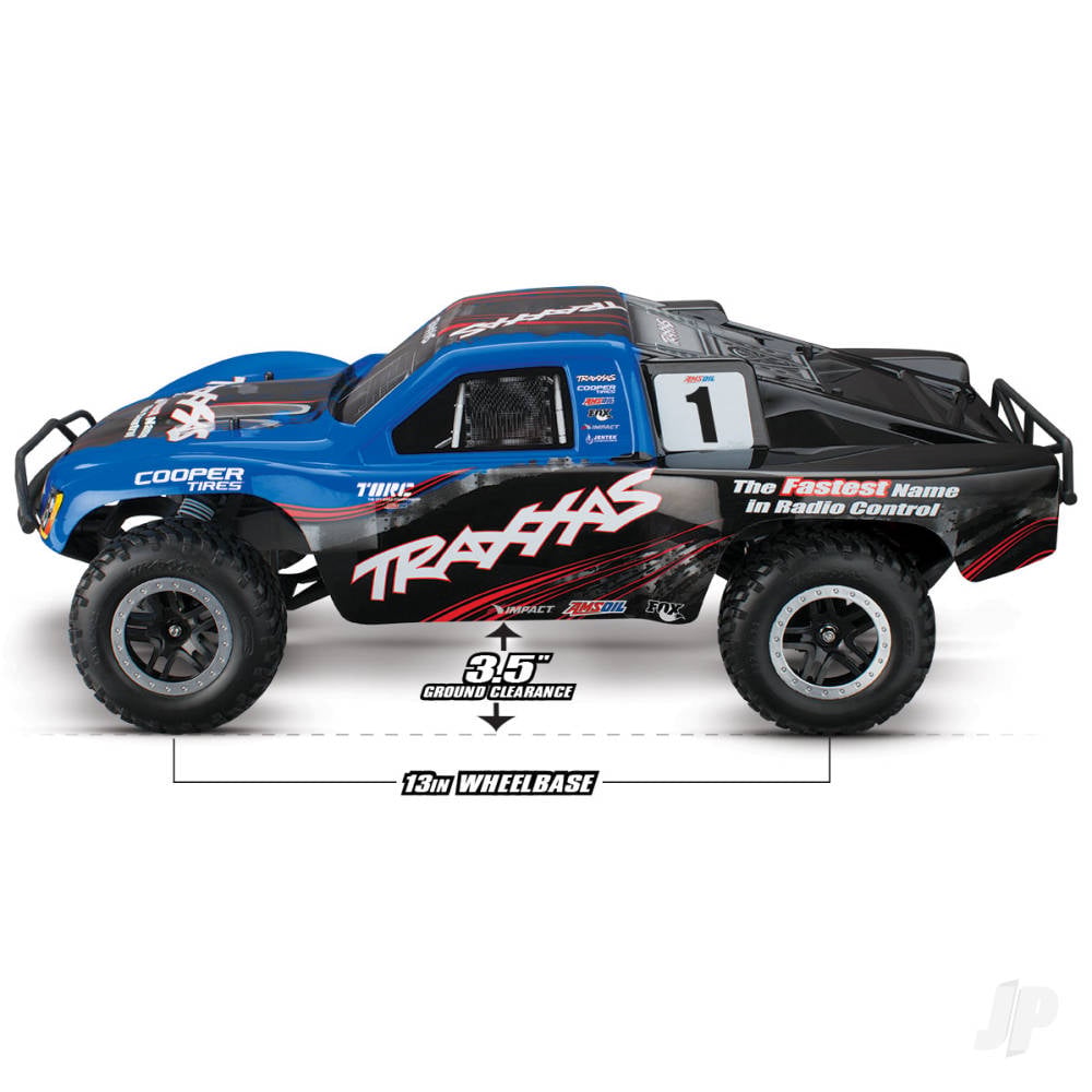 Traxxas Slash VXL 1:10 2WD RTR Brushless Electric Short Course Truck, Red (+ TQi 2-ch, TSM, VXL-3s, Velineon 3500, Magnum 272R, Clipless Body)-14