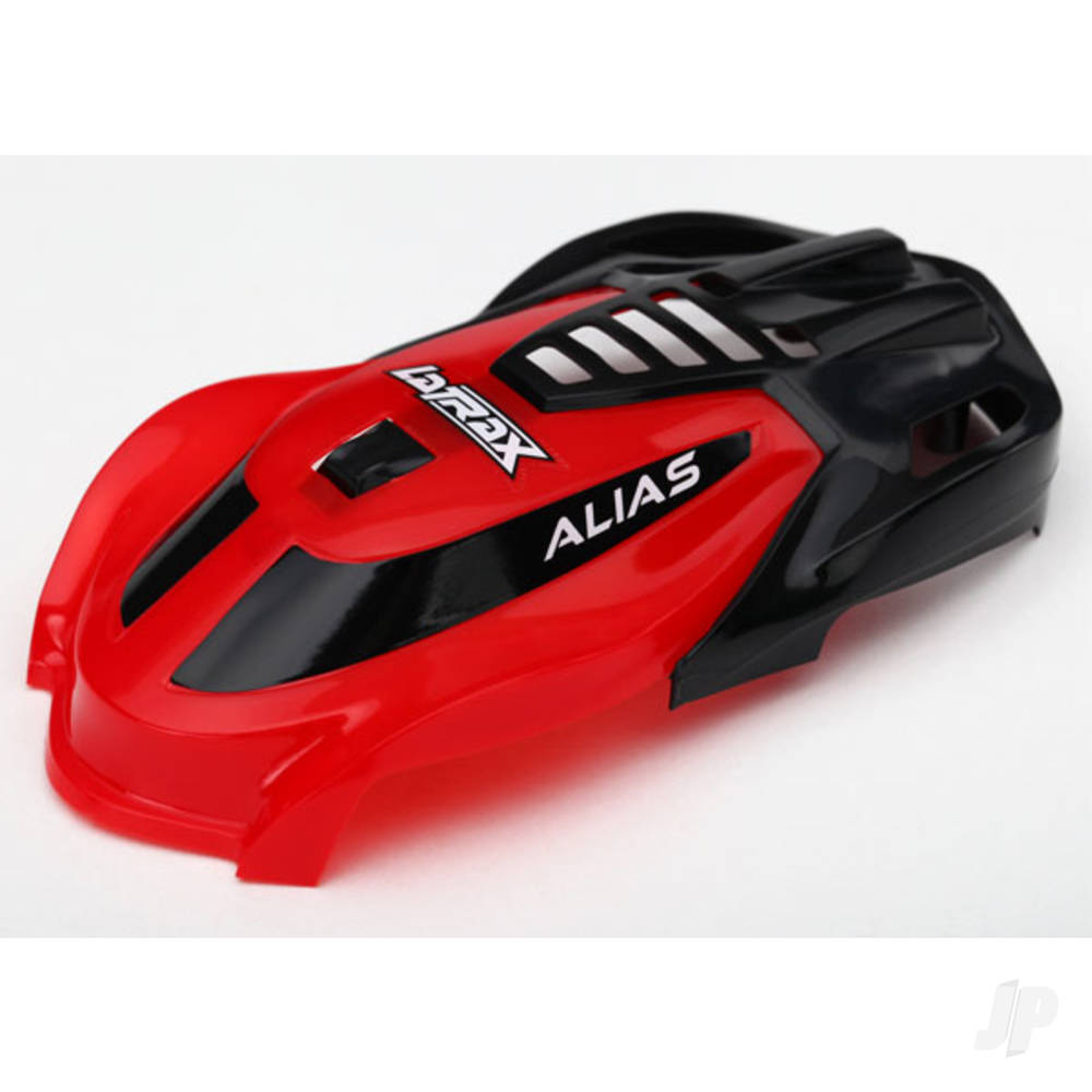 Traxxas Canopy, Alias, Red / 1.6x5mm BCS (self-tapping) (3 pcs)