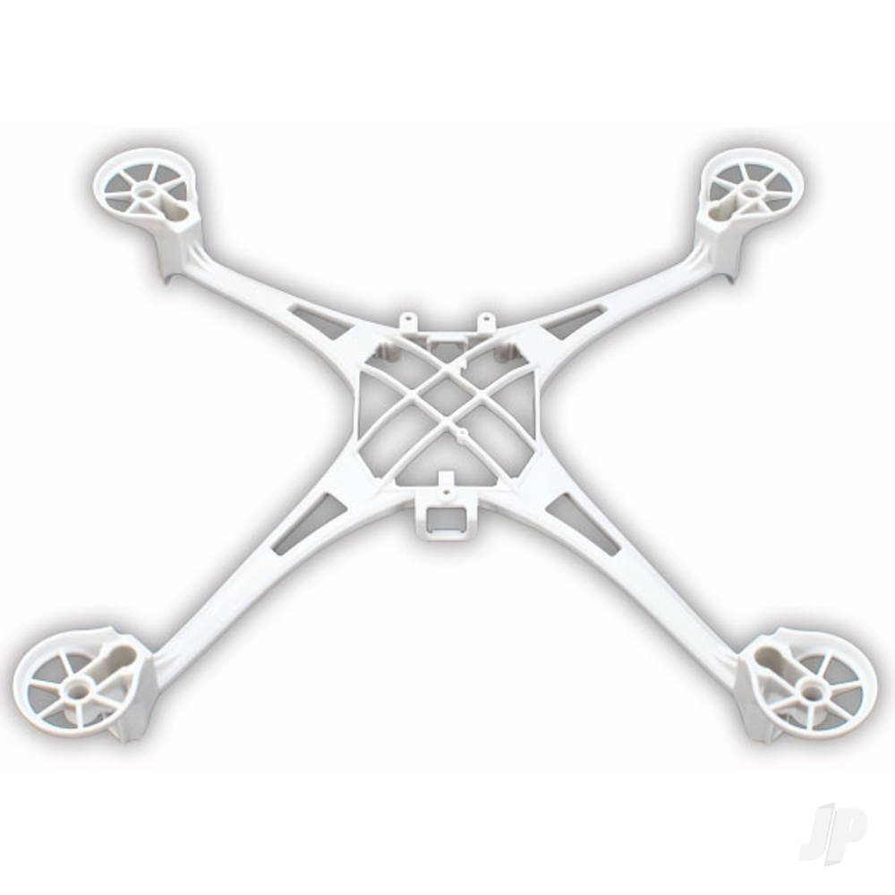 Traxxas Main frame (White) / 1.6x5mm BCS (self-tapping) (4 pcs)