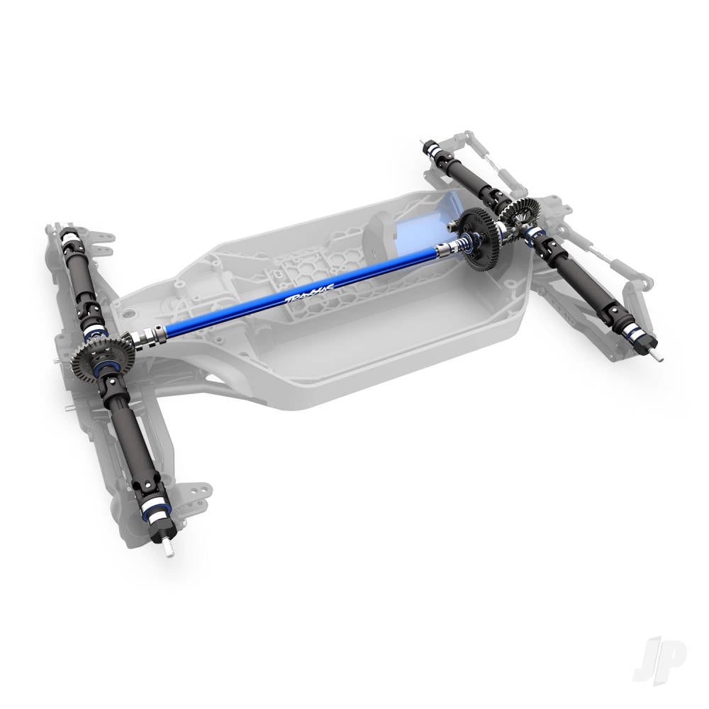 Traxxas Rustler 4X4 VXL 1:10 4WD RTR Brushless Electric Stadium Truck, Blue (+ TQi 2-ch, TSM, VXL-3s, Velineon 3500kV)-16