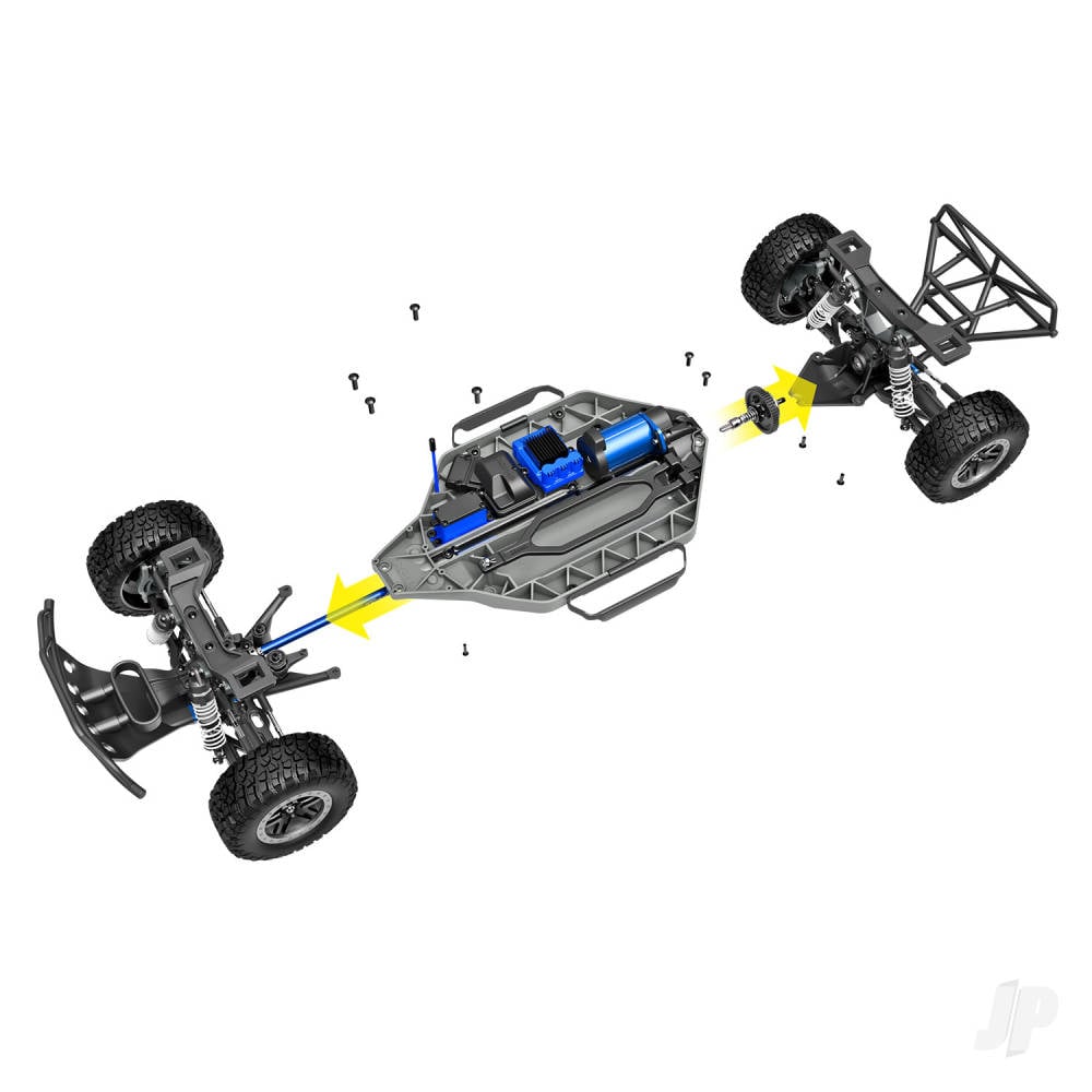 Traxxas Slash VXL 1:10 4X4 RTR Short Course Truck, Red (+ TQ 2-ch, VXL-3S, Velineon 3500kV, Clipless Body)-7