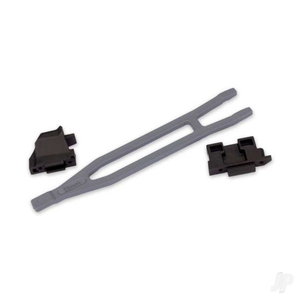 Traxxas Slate Grey Battery Hold-Down with Retainers