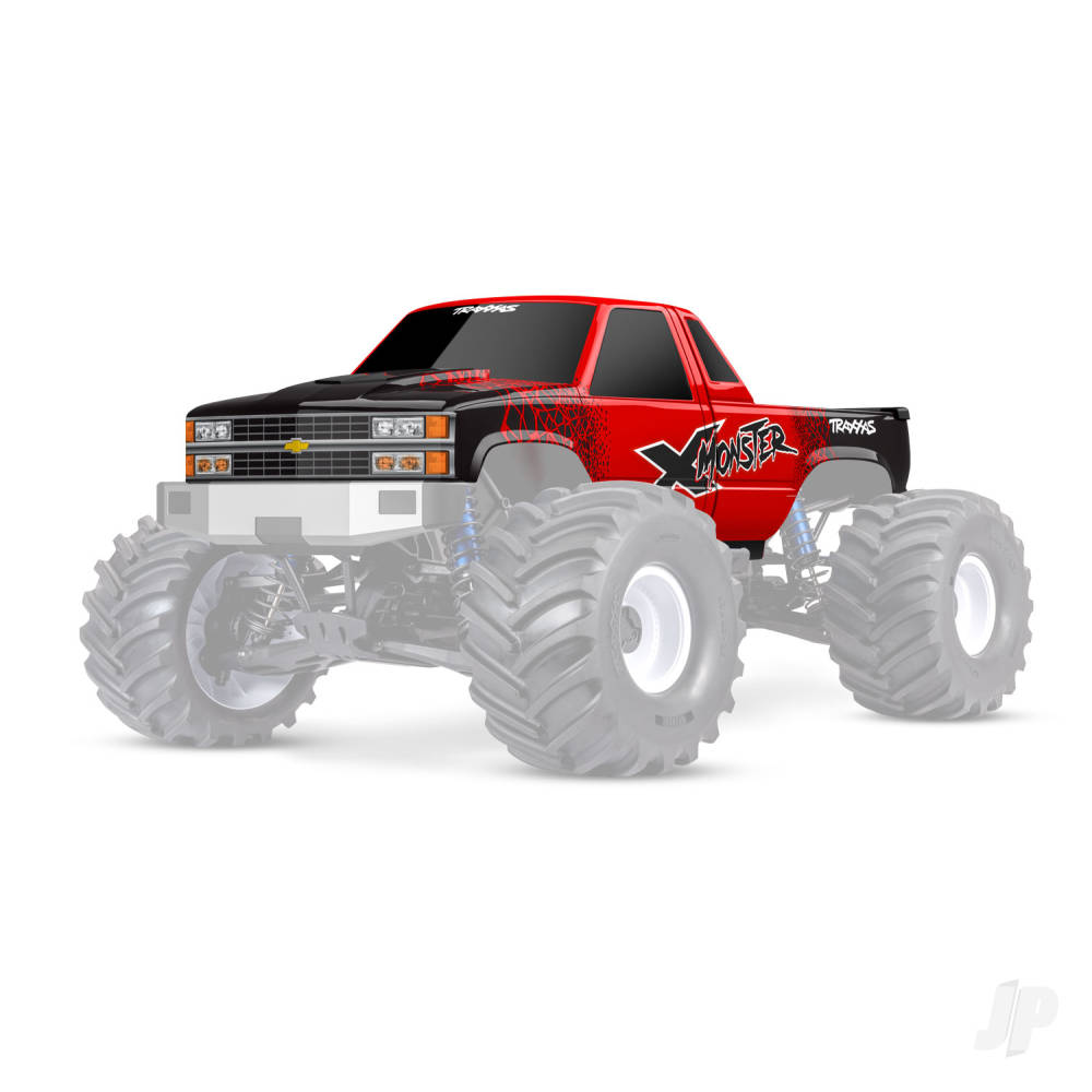 Traxxas Body X-Monster Chevy Red