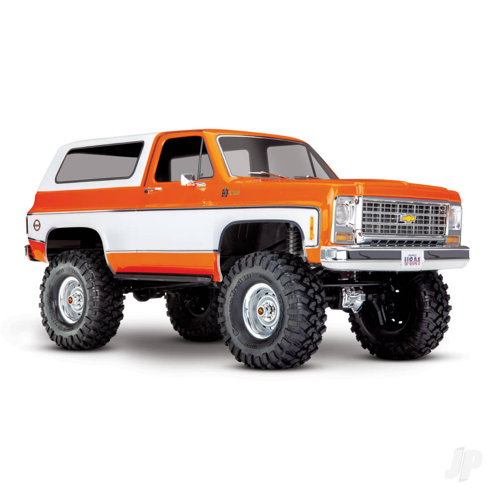traxxas-trx-4-1979-chevy-blazer-110-4x4-electric-all-terrain-crawler-orange-tq-2-ch-xl-5-hv-titan-550-clipless-body